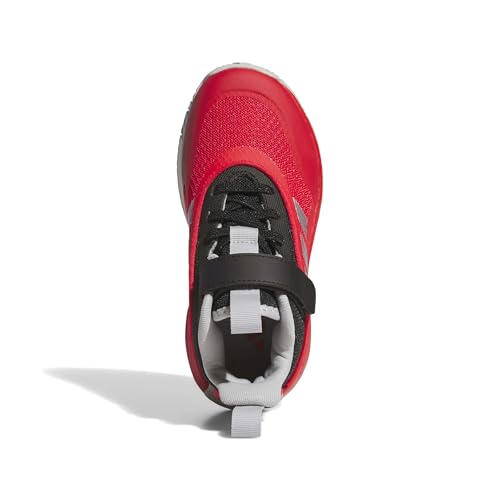 adidas Unisex-Kids Own The Game 3.0 Basketball, Pure Ruby/Silver Metallic/Black, 12.5 by adidas - Used condition - US$23.26