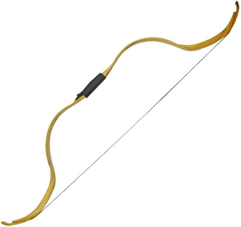 AMEYXGS Traditional Recurve Bow Hunting 20lbs Longbow Detachable Archery Mongolian Horsebow for Beginner Archery Recurve Bow