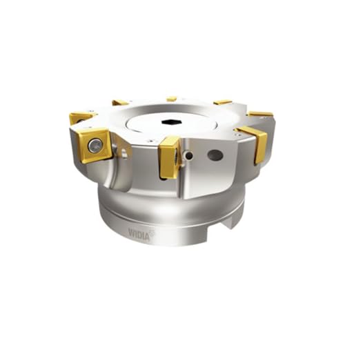 Image of WIDIA 6596137 90 Shoulder Mill VSM890 Inch End Mill 1.0000 Inch Dia, 0.3870 Inch Max Depth, 1.7500 inch Length, A-Socket Head Cap Screw Shell Mill Steel 9 Flutes