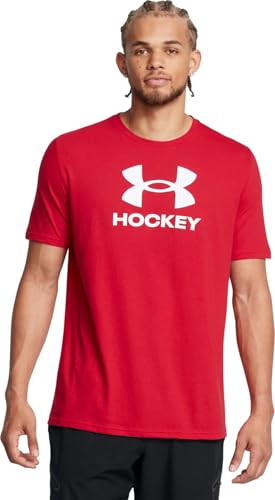 Amazon.com: Under Armour 1386787-600-SM UA M Hockey ICON SS RED SM