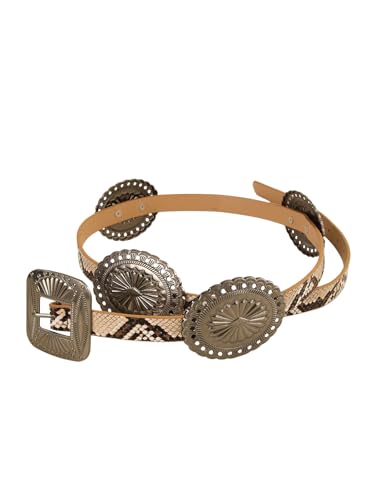 Women's Boho Adjustable Strap Waist Belts Retro Western Leather Belt