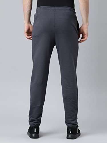 Image of Chennis Men 100% Cotton Regular Fit Elasticated Track Pant