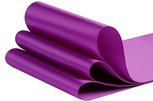 Joycrosso 100mm Double Faced Satin Ribbon 22 Meters-Roll Set for Chair Sash Gift Wrapping Party Favor Home Decoration Craft Supplies - Image 3