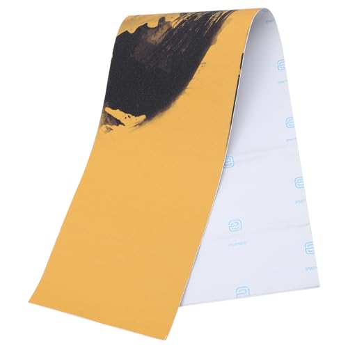 MUELODSIC Cinta de Agarre para Patinetas Longboard de Papel de Lija Antideslizante Calcomanía Decorativa Colorida para Scooter 1 Pieza Resistente y Duradera para Uso Exteriores
