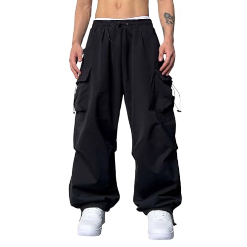 Pantalones cargo para hombre de gran tamaño, pantalones de