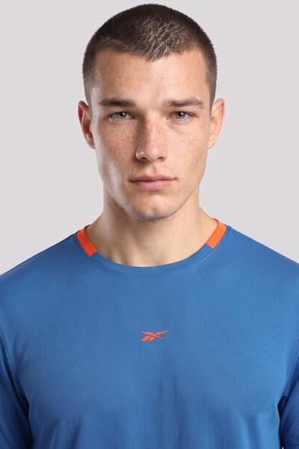 Image of Reebok Men's Sport T-Shirt - Moisture Wicking Sports T-Shirt | Workout Running Training Tshirt for Men's | Half Sleeve Active Tee