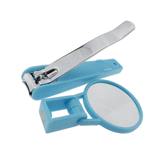 RORPOIR Senior Toenail Clippers for Baby Safe Nail Care Suit Magnifying Glass Ergonomic Handle Stainless Steel Nail Scissors