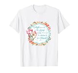 Delight Yourself In The Lord Psalm 37:4 Floral Christian T-Shirt