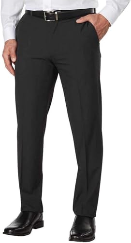 IZOD Performance Stretch Dress Pant (Charcoal,36x32)