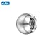 PATIKIL M6x10mm Ball Nuts Knob, 8 Pack Female Thread 304 Stainless Steel Round Blind Hole Screw Cap Cover for Lighting Machinery DIY Decoration, Silver