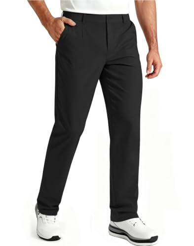 DOWMQ Mens Drawstring Golf Trousers