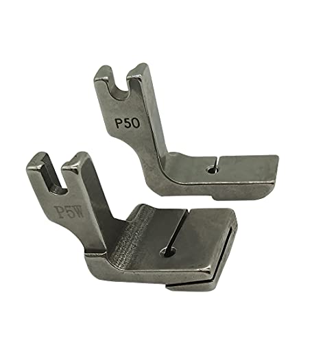 Pie prensatela plisado industrial P50+P5W para máquina de coser miniatura 1