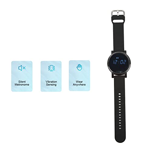 Montre Métronome,Montre-bracelet Métronome avec Métronome Portable Vibrant Connexion BT pour Guitare, Piano,Tous les… - Les Beatles, Paul McCartney, John Lennon, RIngo Starr, George Harrison Montre Métronome,Montre-bracelet Métronome avec Métronome Portable Vibrant Connexion BT pour Guitare, Piano,Tous les… – Image 6