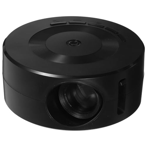 Mini projecteur portable multimédia compact léger noir pour écran enfant et adulte