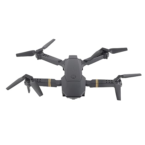 WIFI Drohne, E58, Faltbare 4K Luftbildkamera, RC Quadcopter, 3,7 V, 600 MAh Li Ionen Akku, RC Quadcopter Doppelkamera mit LED Rundumlicht, Geschenkauswahl für Jungen und Mädchen