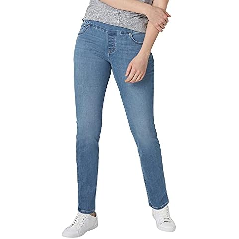 Pantalón ajustado de mujer Lee Sculpting Fit Slim Leg Pull on, Anchor, Talla 10 Cover