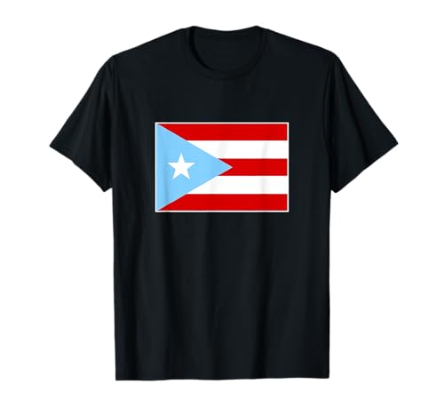 Bandera Celeste de Puerto Rico Celeste Azul Claro Camiseta
