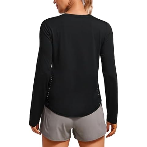 CRZ YOGA Long Sleeve Workout Shirt for Women Cover