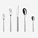 xuejuanshop Geschirr-Sets Edelstahl-Besteck - Besteck-Set for 5 Stück Besteck Set - 18-10 Edelstahl-Löffel und Gabeln Set Edelstahl Porzellan-Geschirr.