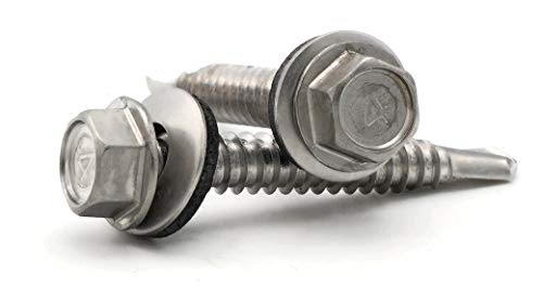 Tornillos autoperforantes acero inoxidable #14 x 1-3/4 pulg 25 un. miniatura 2