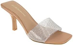BCBGeneration Women's MAXARI-2 Mule, Clear/Tan, 11 | Image 5