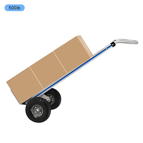 Carretilla de mano de aluminio con ruedas de goma 500 lbs miniatura 6