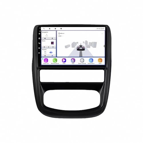 Radio de coche para Nissan Terrano 3 2014-2022 pantalla CarPlay Bluetooth con cámara trasera HD