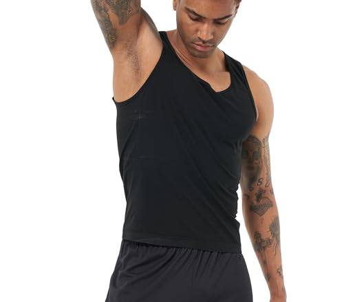 Sauna Sweat Vest Workout Tank Top Waist Trainer for Men Compression Workout Enhancing Vest4