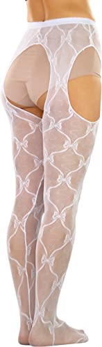 ToBeInStyle Women's Suspender Pantyhose4