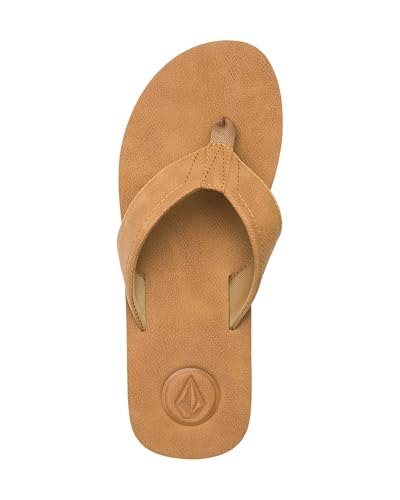Image of Volcom Men's Victor Sandals - Water-friendly Flip Flops With Comfort Foam Footbed