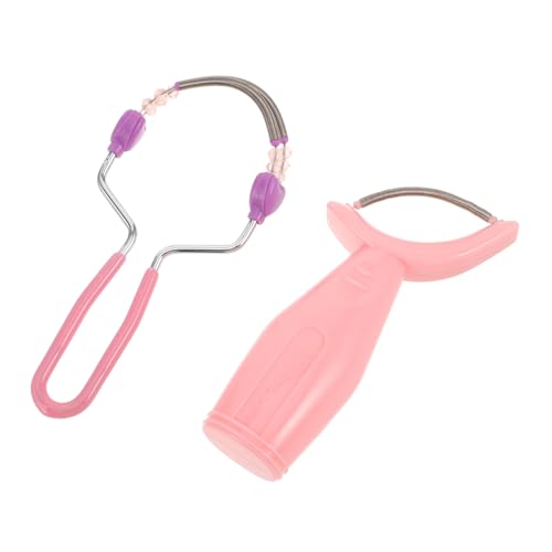 Beatifufu Facial Hair Remover for Women Manual Spring Device Hair Removal Tool Face Threading Facial Epilator