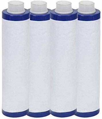 Ampis 2 Pcs Threaded Water Filter Catridge-9'' Prefilter Cartridge for Ro/Aquaguard - Threaded Type Model Spun for Outer Filter Water Purifier. (4)