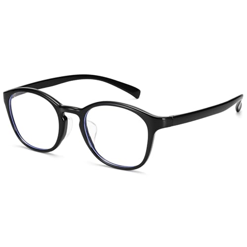 Image of Dollger Blue Light Blocking Glasses For Woman Men Retro Oval Computer BlueLight Glasses Clear Lens Non-Prescription