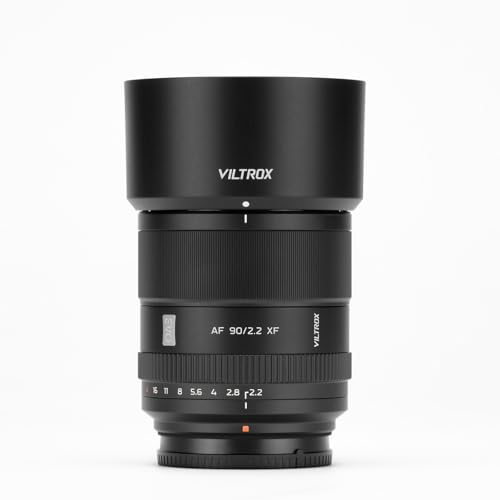 Image of VILTROX 90mm F2.2 EVO XF-Mount Lens for Fuji, APS-C Autofocus Telephoto Prime Lens for Fujifilm Fuji X-Mount Cameras X-E4 X-E5 X-H1 X-Pro3 X-S10 X-T4 X-T30 XT30II X-T200 X-H2 X-H2S X-T5 X-S20