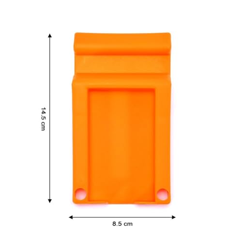 Kayzen-Card-N-Mobile-Holder-Orange-Working-Professionals-and-homemakers-Easy-to-use-Pack-of-1