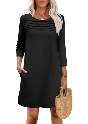 Lylinan Womes 3/4 Sleeve Dresses for Women Elegant Classy Mini Dr...