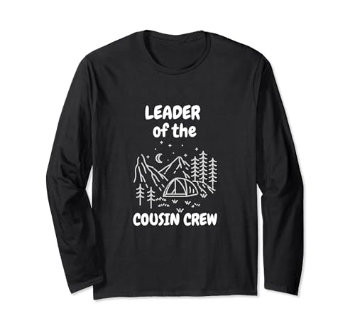 Leader del Cousin Crew Summer Vacation Camp Trip Maglia a Manica