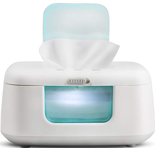 Baby Wipe Warmer & Dispenser with LED Changing Light & On/Off Switch - Jool Baby