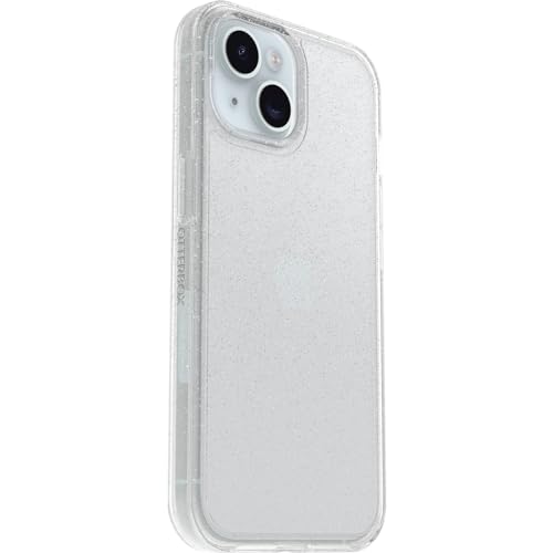 OtterBox Symmetry Clear Case for iPhone 16e, 15, 14, 13, Shockproof, Drop proof, Protective Thin Case, 3x Tested to Military Standard, Stardust