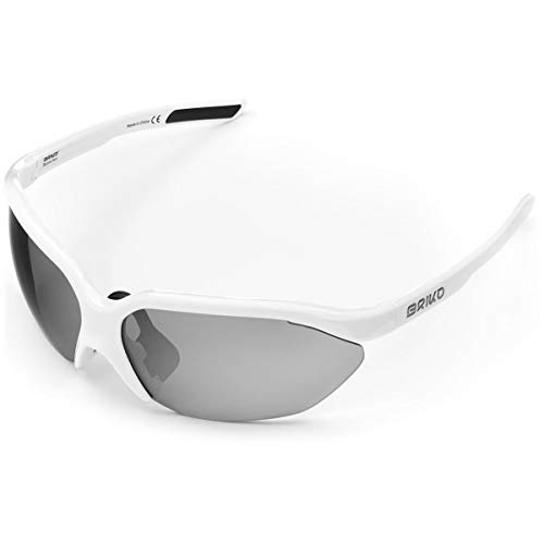 Preisvergleich Produktbild Briko Galaxy 2 Lenses Fahrrad-Sonnenbrille, Unisex, Erwachsene, Off White, One