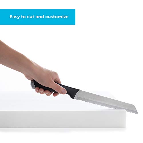 image for Linenspa High Density Cushion Craft Foam - Perfect for Chairs, Sof