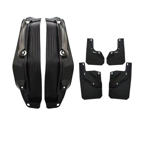 Haval H9 MK2 2024 2025 2026 車用マッドガードライニングフェンダーホイールインナーマッドガードマッドフラップ自動車外装改造アクセサリーに適合(6pcs)