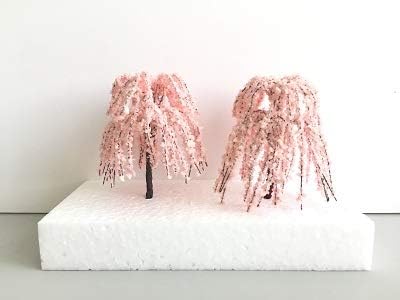 Amazon Takeda ジオラマ 鉄道模型 模型 ミニチュア 樹木 木 ワイヤー しだれ 2個入り しだれ桜 7 5ｃｍ 鉄道模型 通販