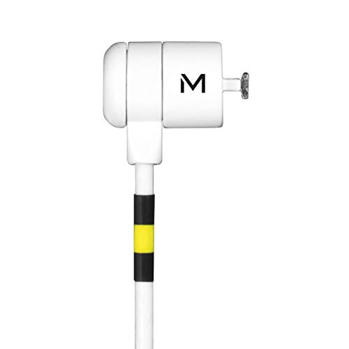 Câble de sécurité à clé Mobilis pour éviter le vol de votre ordinateur portable blanc 1,8m