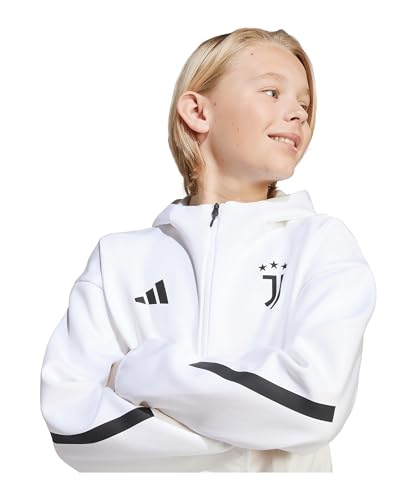 Chaqueta Juventus adidas niños sudadera fútbol blanca infantil Anthem 4