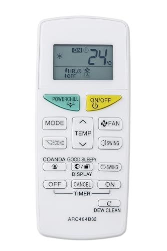 Image of Ankoda Original Universal Ac Remote Compatible for Daikin Inverter Split AC Remote Dew Clean 1 Ton 1.5 Ton 2 Ton 3 Star 4 Star 5 Star