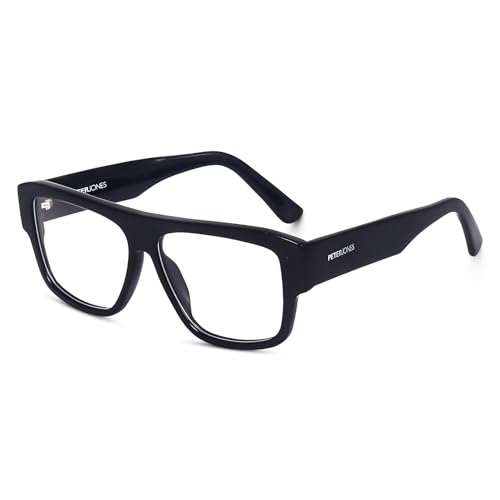 Image of Peter Jones Luxe I Pure Acetate I Oversized Large Size I Square Broad Frame I Spectacle Frame (U004)