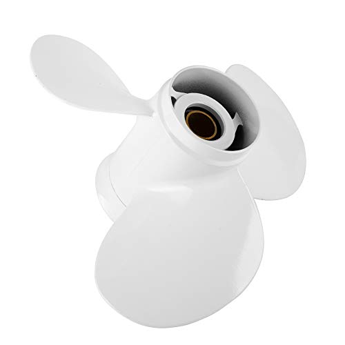 Image of OEM Upgrade Aluminum Outboard Moto Boat Propeller fit Yamaha Engines 60-115 HP, 13.25x17p,13.5x15p,13x19p,13x17p-4B 15 Spline Tooth