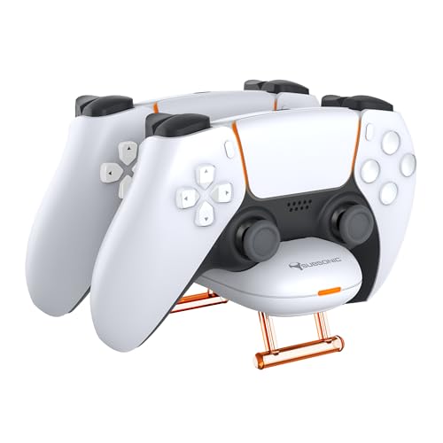 PS5 Controller Ladegerät, kompakte Ladestation für Playstation 5 Dualsense Controller, Ps5 Ladegerät für Dual PS5 Controller, PS5 Ladestation mit USB-c Kabel