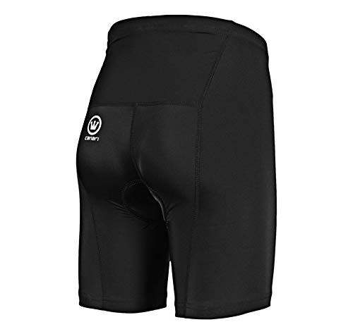 Canari Men's Triathlon Short, Black, Medium